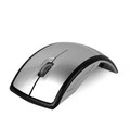  Fashionable Slim Folding Wireless Mouse Computer/Notebook USB Wireless Mouse Silver