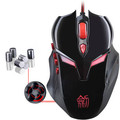  Jiansheng Family L1 Self equipped Weighted Iron WOW/LOL/CF Anti war and other E-sports games Wired programmable mouse counterweight detachable L1 black detachable counterweight macro definition